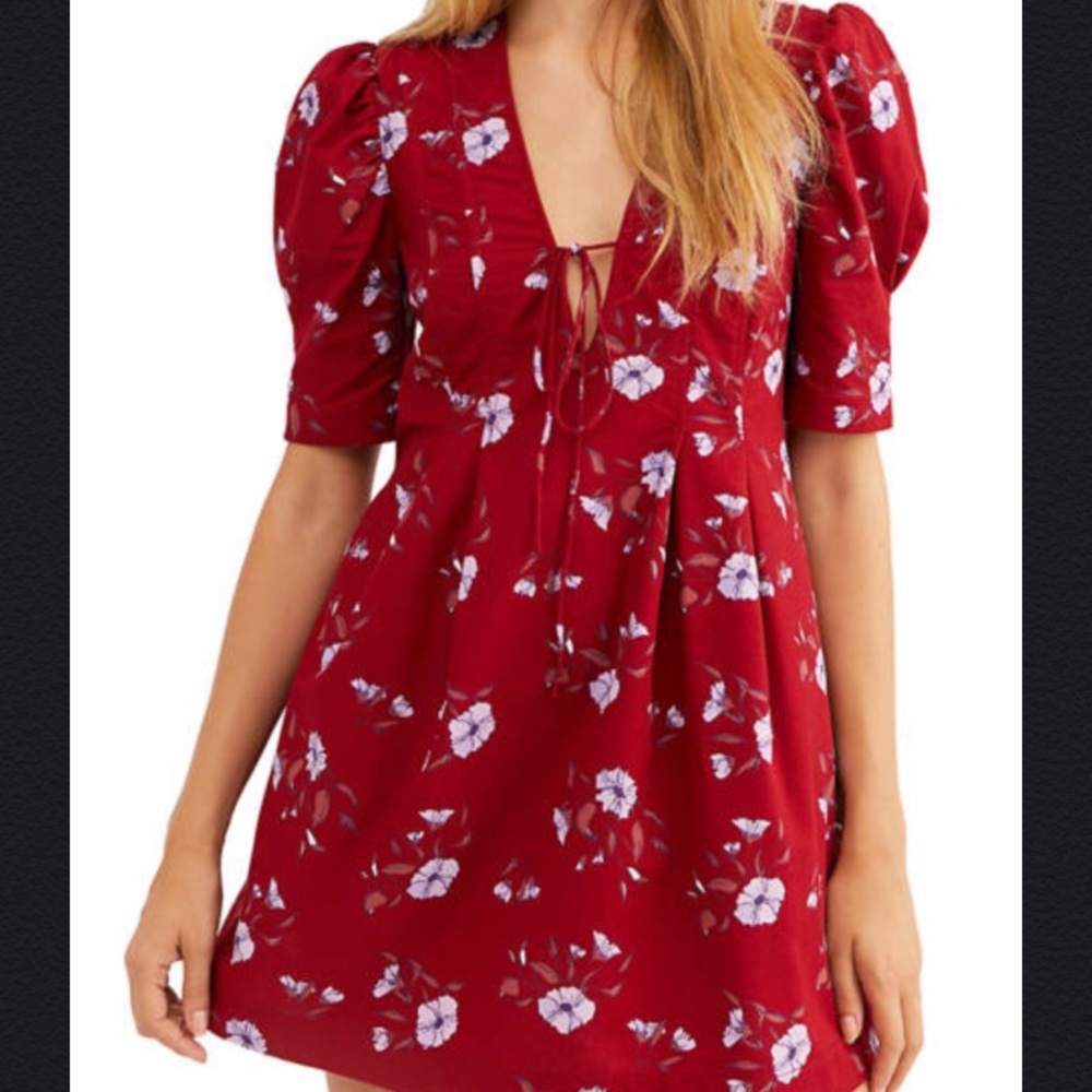 RARE Free people Adelle printed tunic dress